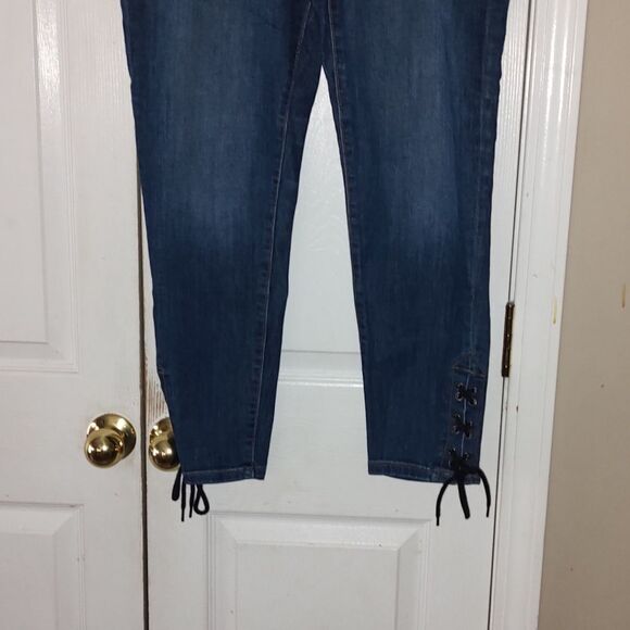 Banana Republic Factory  cropped Skinny Jeans Sz 12 - Picture 2 of 6